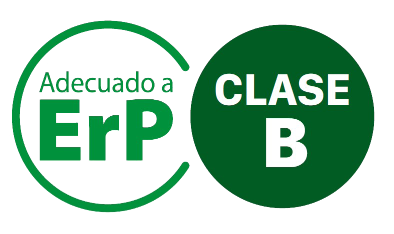 Icono etiqueta erp clase b