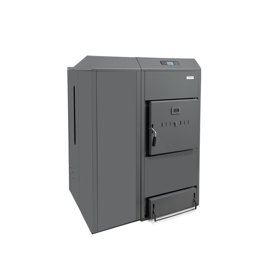 Imagen miniatura caldera biomasa pellet y leña dual therm